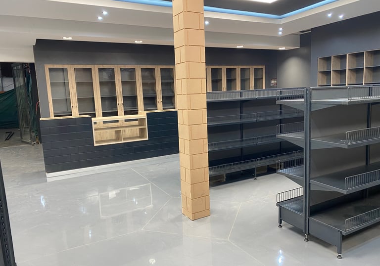 Epoxy flooring Light grey — seamless, durable industrial coating by Tswanacrete Botswana.