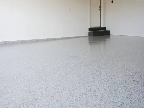 Pour Epoxy Flake Floor for seamless durable flooring by Tswanacrete Botswana. Suppliers of Epoxy flooring.