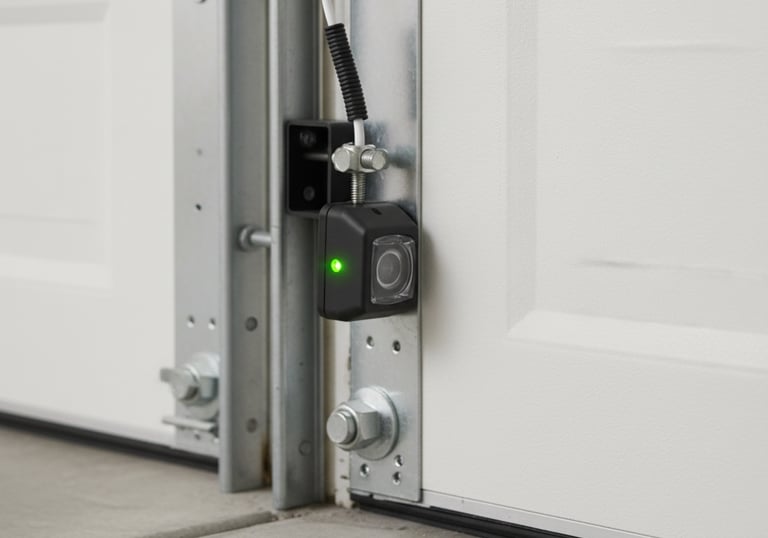 Garage door safety sensor in Edinburg, TX