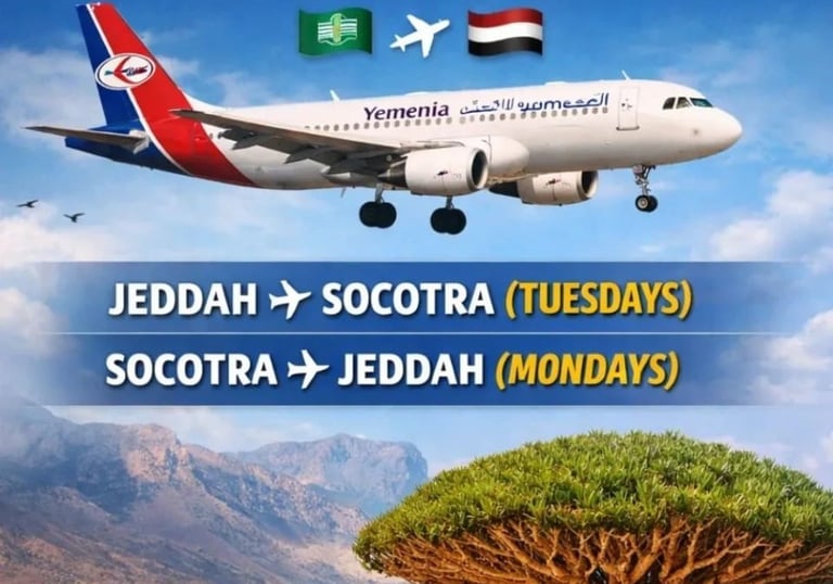 flight to Socotra