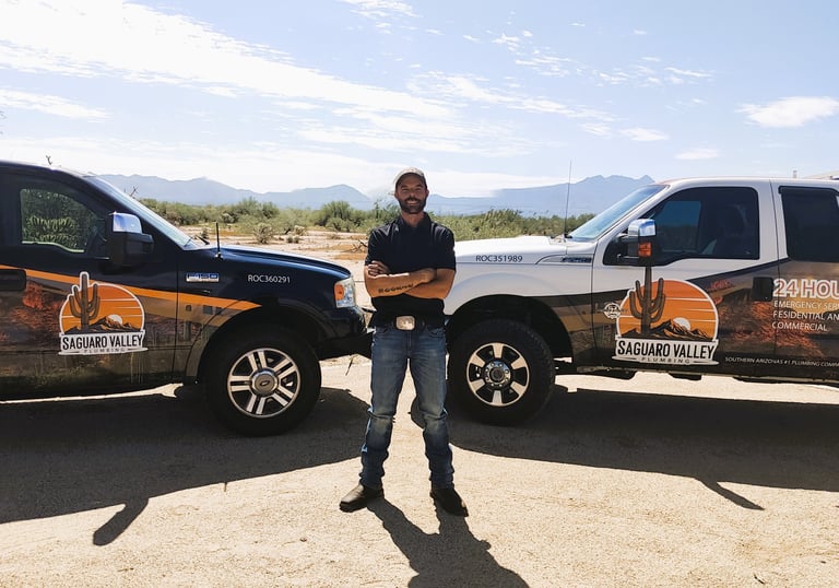 Saguaro Valley Plumbing team serving Green Valley, Sahuarita and Tucson Arizona