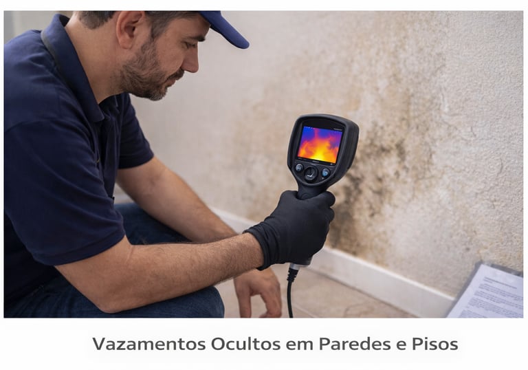 Vazamentos Ocultos em Paredes e Pisos DF