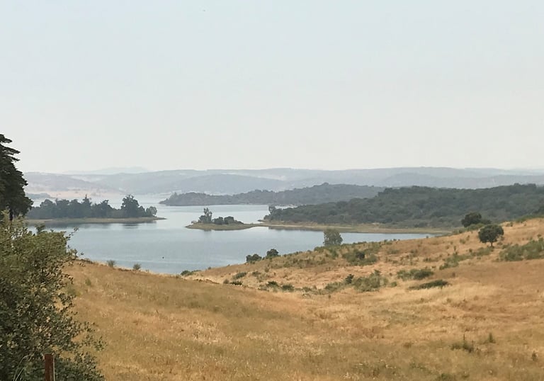 Foto van stuwmeer Marechal Carmona