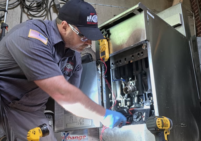 Deep Fryer Repair in a Restaurant Kitchen