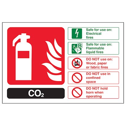 CO2 fire extinguisher