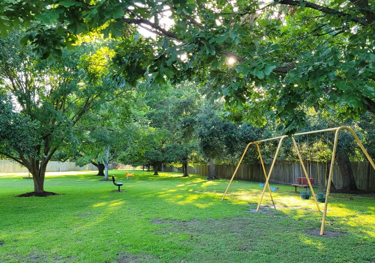 Castle Estates subdivision park and green space