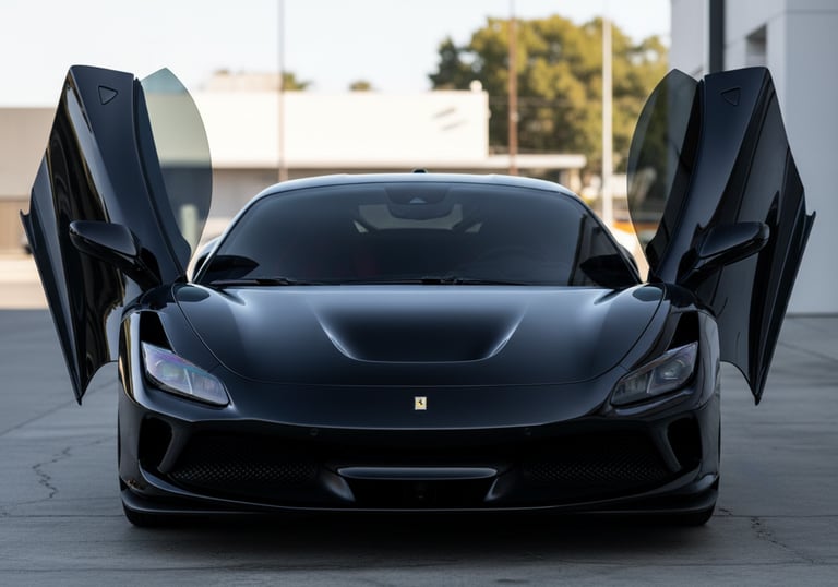 Visual Comparison PPF (Paint Protection Film) vs. Ceramic Coating.