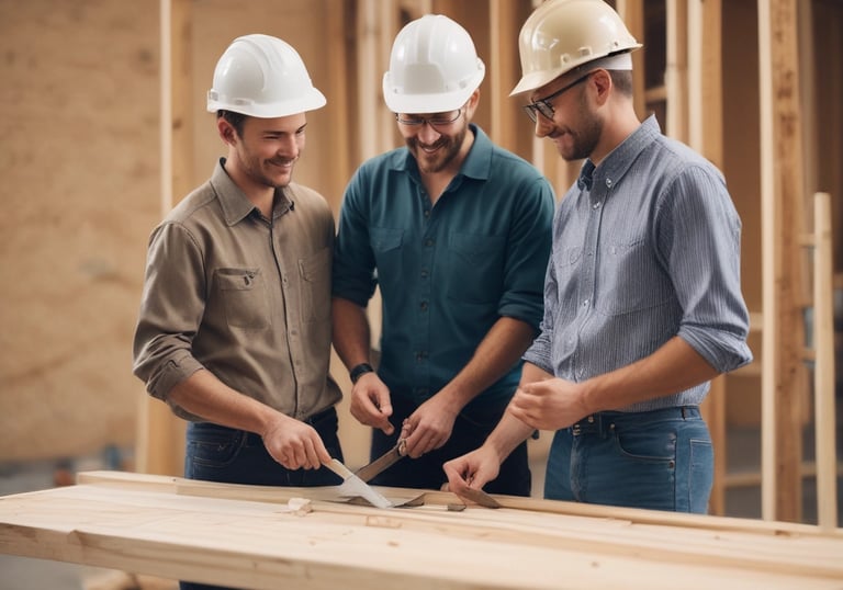 a man riding a skateboard down a street next to tall buildings