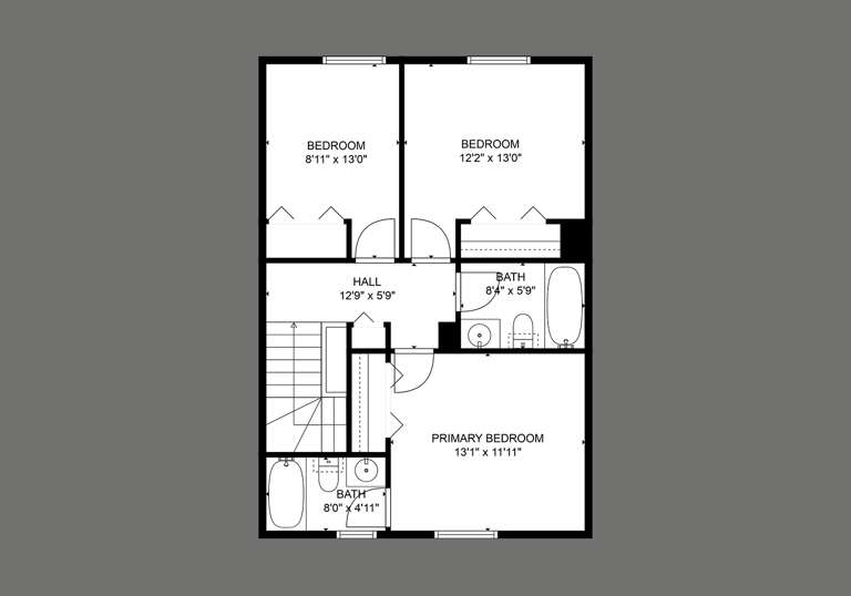 Floor Plan - example of a 2D floor plan.