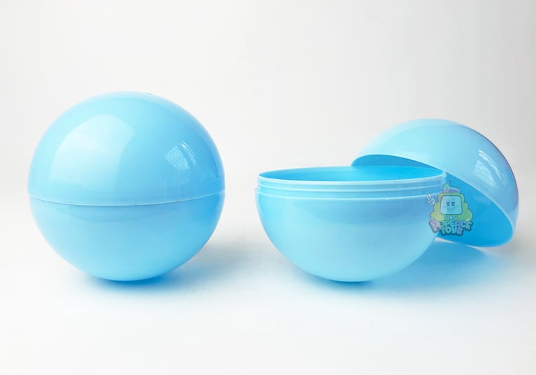 Gachapon gacha ball 10cm warna light blue