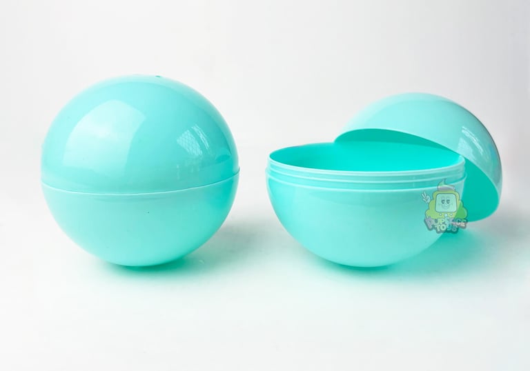 Gachapon gacha ball 10cm warna turquoise tosca