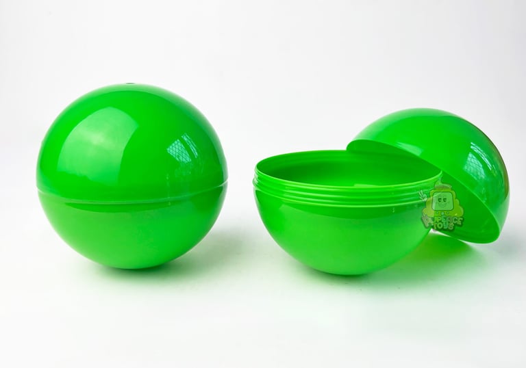 Gachapon gacha ball 10cm warna green hijau