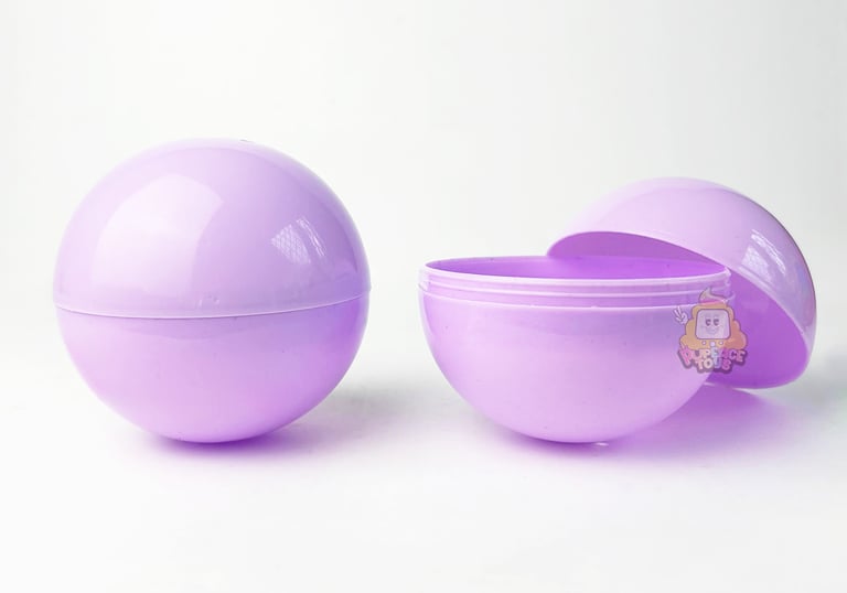 Gachapon gacha ball 10cm warna light purple
