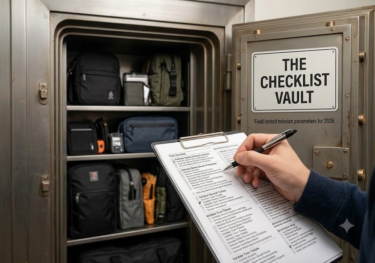 Mission-critical travel checklist vault ETIAS and eSIM setup parameters
