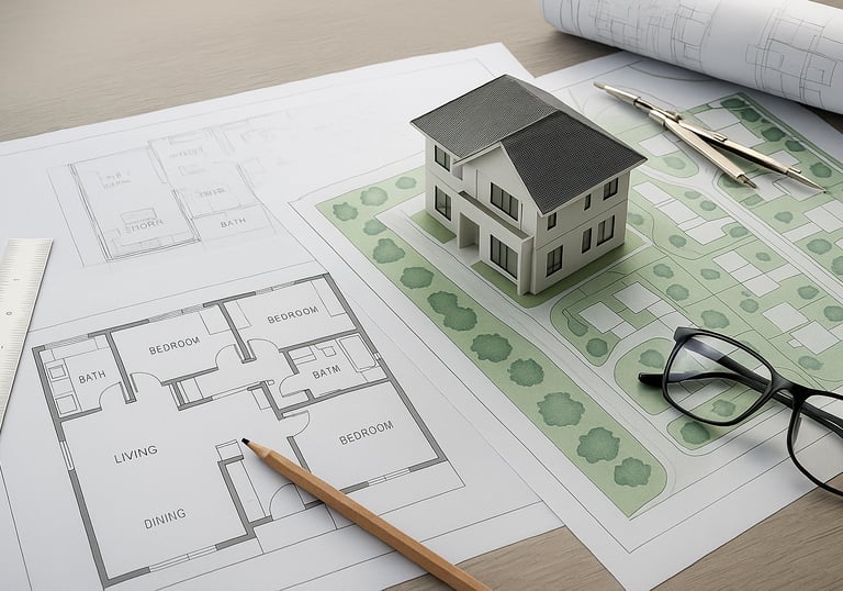 Planning and design services including architectural engineering and interior design