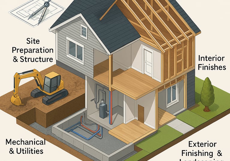 General contracting services for residential construction and renovations