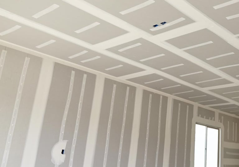 Interior finishing work and detailing.