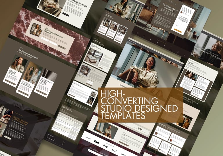 high converting template design