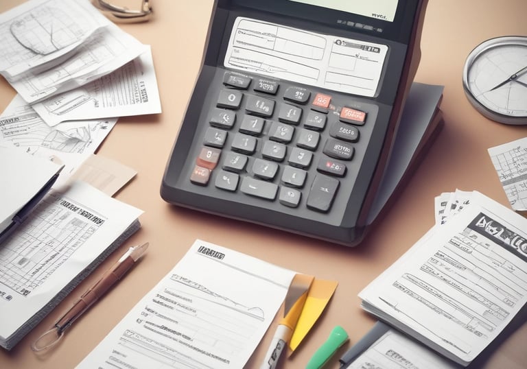 a man riding a skateboard down a street next to tall buildings