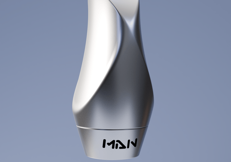 Perfume bottle in Plasticity 3D