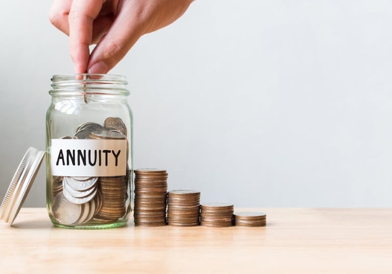a person putting coins into a jar of coins