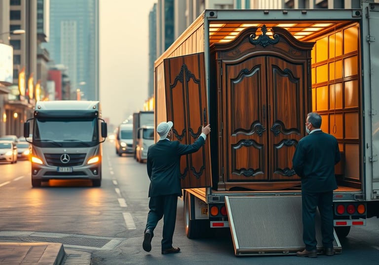 عمالة مدربة لنقل العفش داخل الكويت بسرعة وأمان