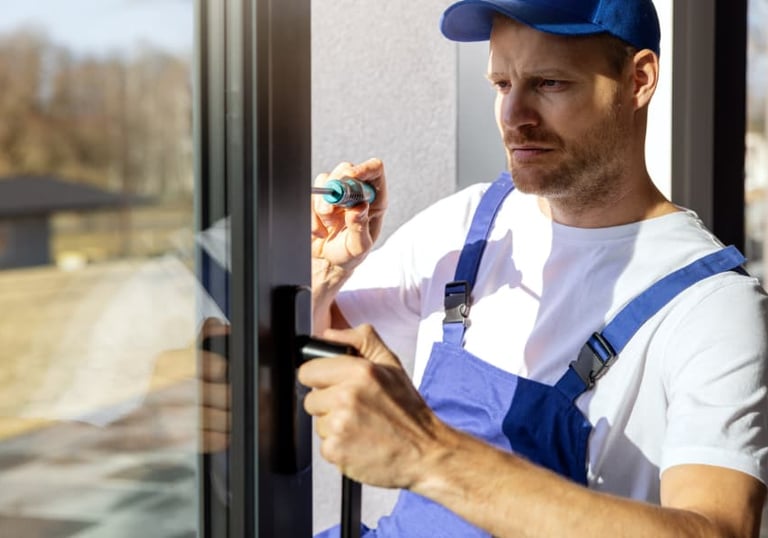 Patio door lock and handle repair 