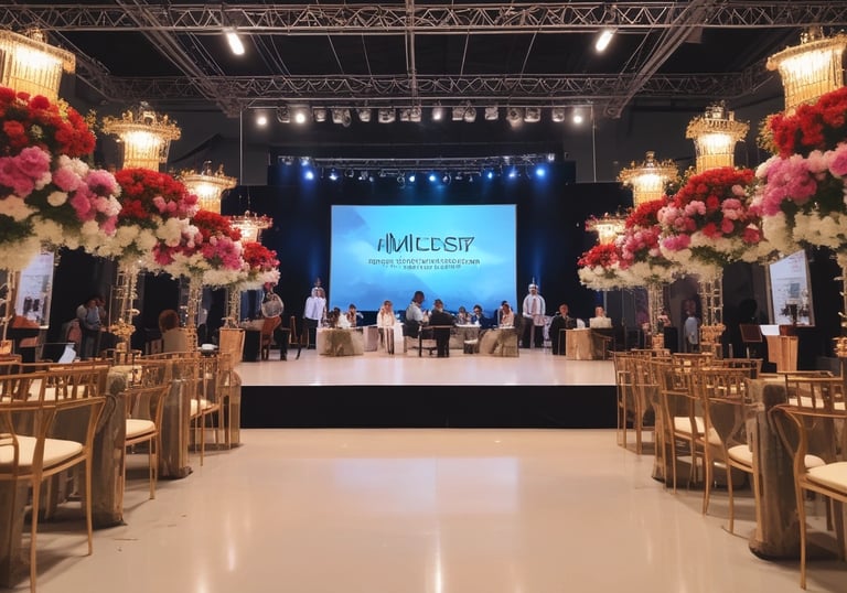 A woman stands beside a whiteboard that serves as a weekly planner, organized with days of the week horizontally and different social media platforms vertically. The board is marked with different colored sticky notes labeled with tasks like 'Culture', 'Funny', 'Fun Fact', 'Diversity', and 'Product'. She uses a pen to make a check mark while looking at the board. The layout is colorful and orderly, indicating a planned schedule for social media marketing.