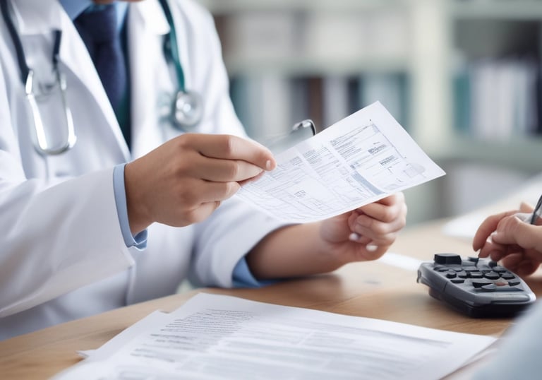 A group of medical professionals and possibly officials are gathered around a patient in a hospital ward. The patient is seated on a hospital bed, engaging with the people around him. Several men in uniform and plain clothes are present, suggesting a formal visit or inspection.