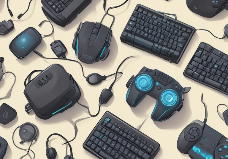 A close-up view of a car engine with visible metallic parts and intricate piping. The background is slightly blurred, showing people and another vehicle.