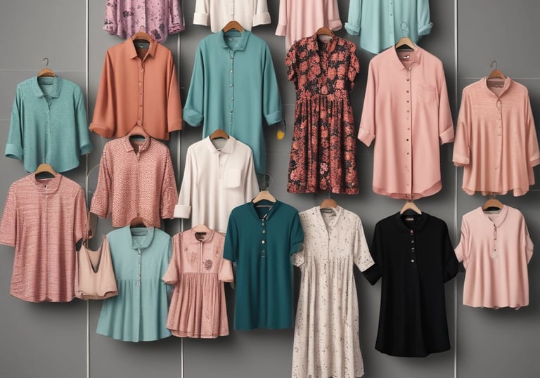 A person wearing a brown vest adjusts a dark tie on a mannequin dressed in a white shirt, situated in a well-lit tailor shop with wooden and cloth decor.