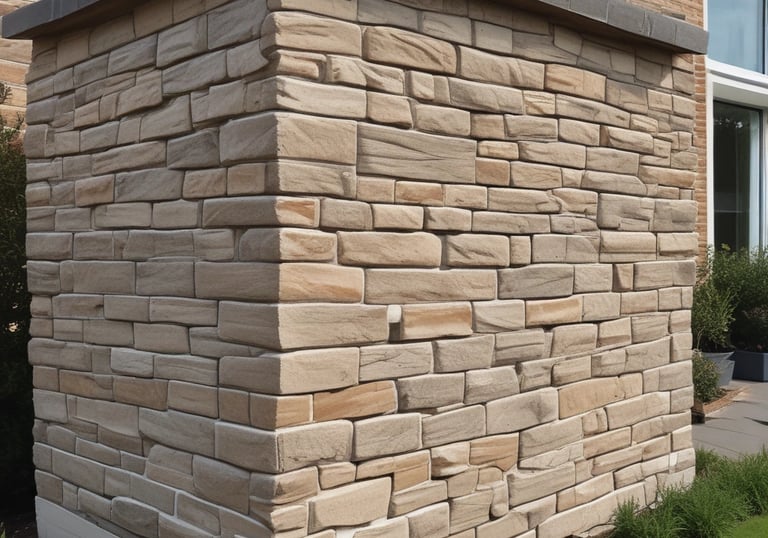 Interior view of a renovated living room with modern finishes and natural light.