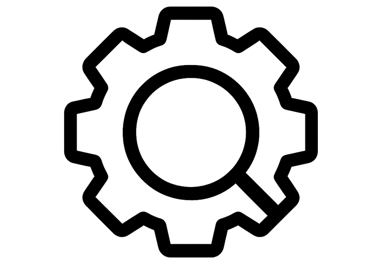 Immagine vettoriale di un ingranaggio per progettazione