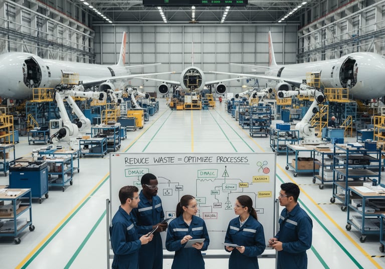 Lean Six Sigma process optimization for manufacturing and aviation