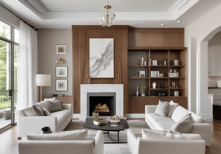 An interior architectural design featuring a large skylight with blue-tinted glass panels. The structure is characterized by smooth, curved wooden elements that create a modern and elegant aesthetic. The lighting is soft and focused, creating contrasting shadows and a warm ambiance.