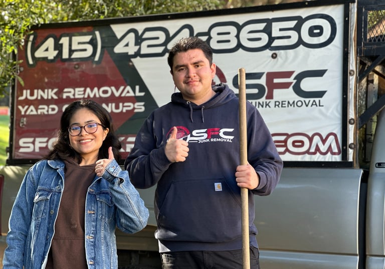 SFC Junk Removal: Residential trash cleanup in SF 94107 & Mountain View.
