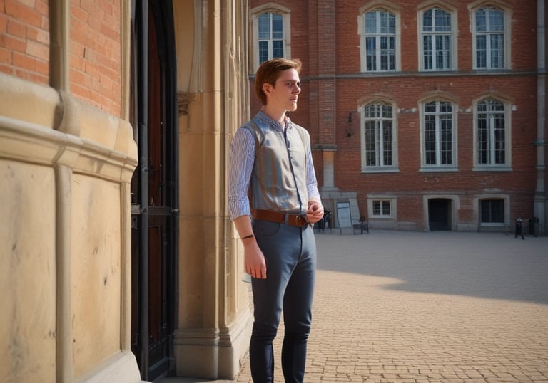 Guide at Hampton Court
