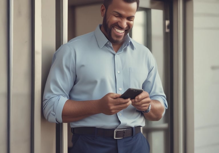 A black door with a red and white 'FACP' sign is set into a brick wall. The wall features a combination of brown and red bricks with contrasting white mortar. Above the door are two security cameras, and near the door handle, there is a small caution sign.