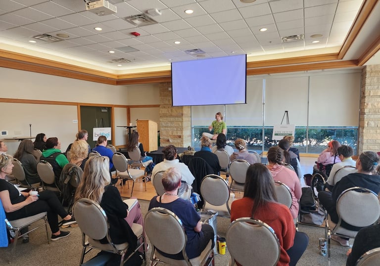Jack Utermoehl Presenting to a large group of people