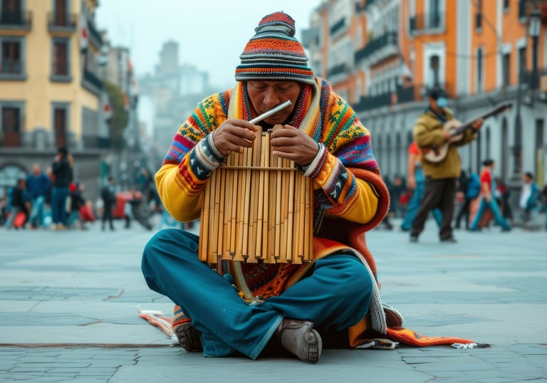 South American Native Street Performance