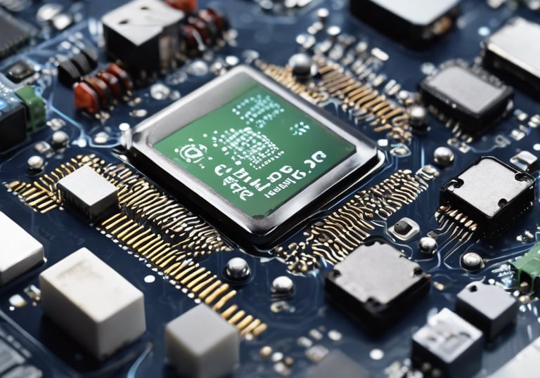 person holding blue light bulb