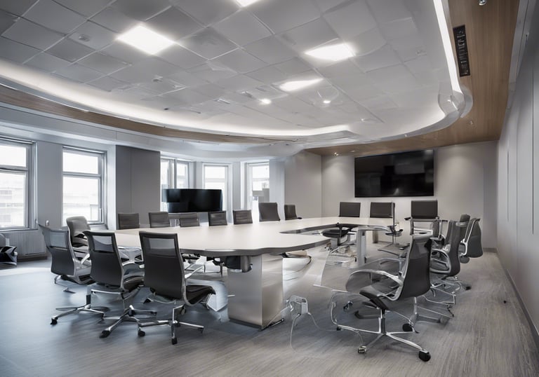 a man riding a skateboard down a street next to tall buildings