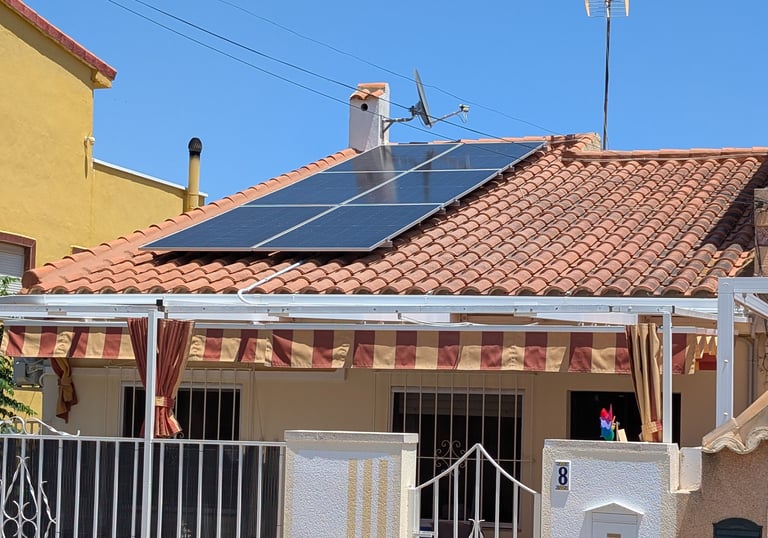 Instalacion paneles solares en SanFulgencio