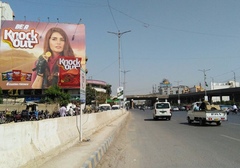 Billboards and Hoardings Knock Out
