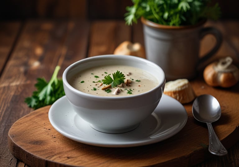 Cream of mushroom soup/Gombakrémleves