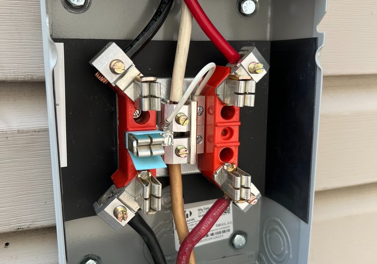 Electrical disconnect wiring installation in Reading PA by Brito Electrical