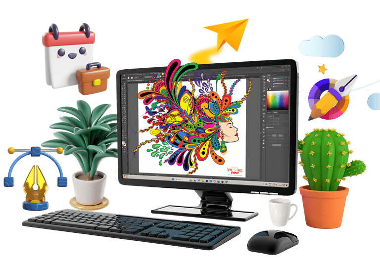 Brand identity presentation for clothing brand