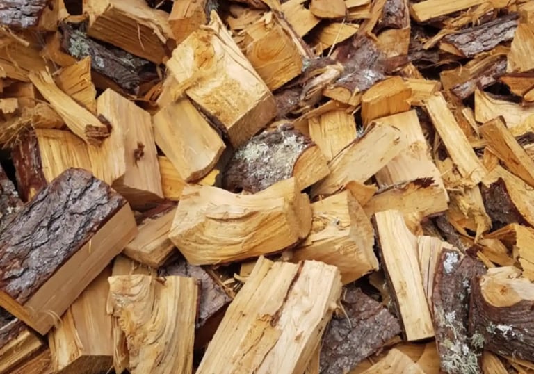Images of Pine Firewood in a pile