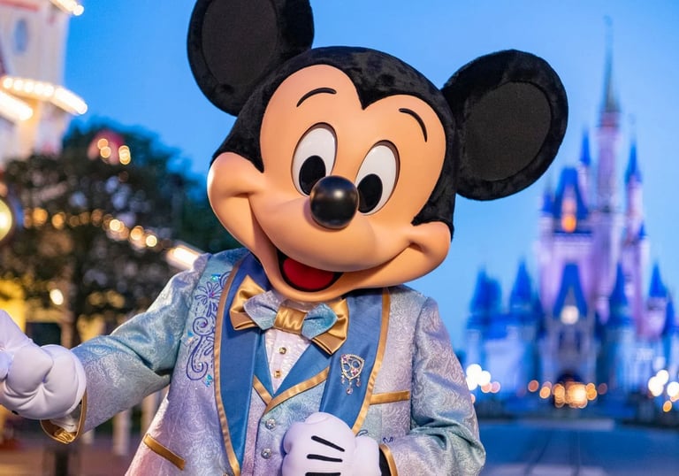 a mickey mouse character in a disney mouse costume