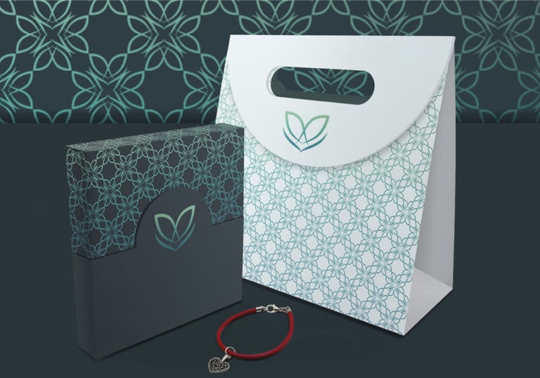 Gift box and gift bag packaging